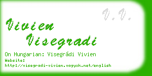 vivien visegradi business card