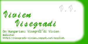 vivien visegradi business card